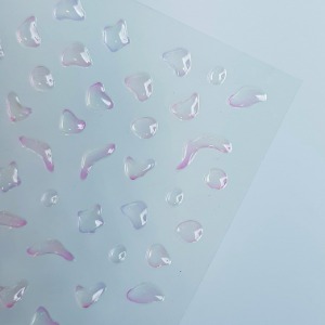 투명 물방울 젤리 네일스티커 ZC-0367
