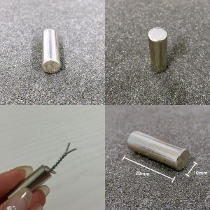 하트자석 초강력 원통형 네일마그네틱 (직경10*30mm)
